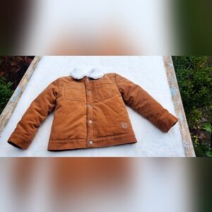 Corduroy  Jacket with White Collar Size 4T